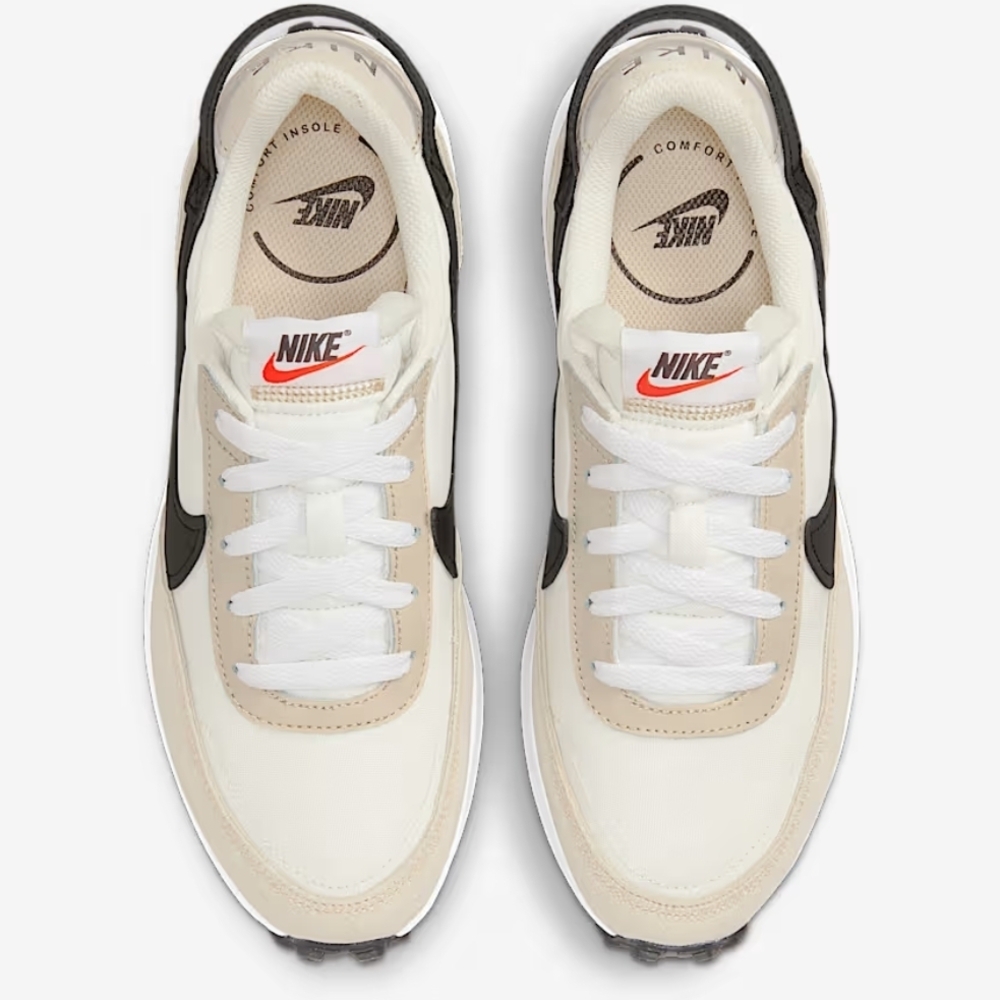 Nike Waffle Debut Sneakers - Sanddrift and Black - Picture 3 of 6